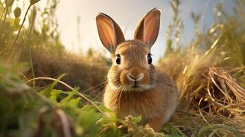 AI generated rabbit high quality image photo