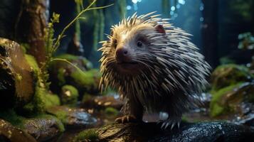 AI generated porcupin high quality image photo