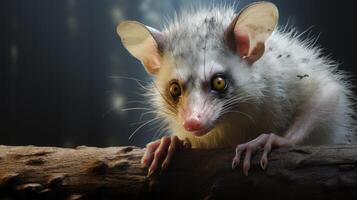 AI generated possum high quality image photo