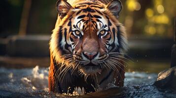 AI generated tiger high quality image photo