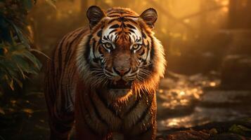 AI generated tiger high quality image photo