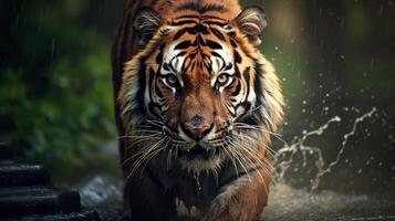 AI generated tiger high quality image photo