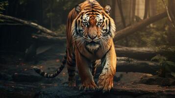 AI generated tiger high quality image photo