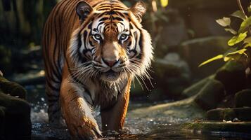 AI generated tiger high quality image photo