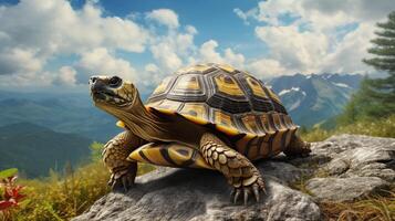 AI generated turtle high quality image photo