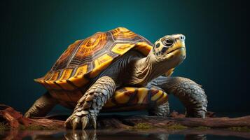 AI generated turtle high quality image photo