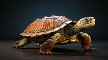 AI generated turtle high quality image photo