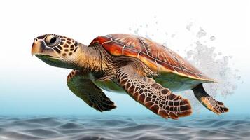 AI generated turtle high quality image photo