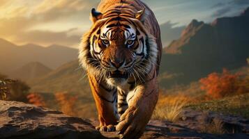 AI generated tiger high quality image photo