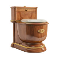 AI generated Toilet isolated on transparent background png