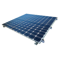 AI generated Solar panel isolated on transparent background png