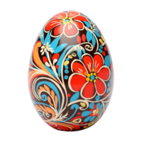 AI generated Easter egg in transparent background png