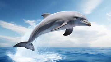 AI generated dolphine high quality image photo