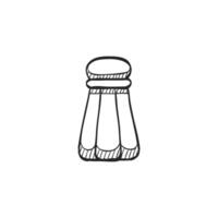 Hand drawn sketch icon pepper pot vector