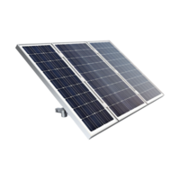 AI generated Solar panel isolated on transparent background png