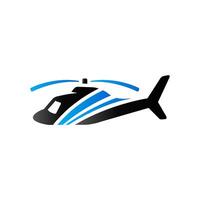 Helicopter icon in duo tone color. Transportation air aviation vector