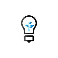 Light bulb icon in duo tone color. light environment friendly vector