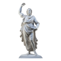 AI generated Gypsum statue plaster copy isolated on transparent background png