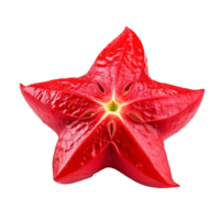 AI generated Star fruit png isolated on transparent background