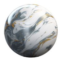 AI generated Marble png isolated on transparent background