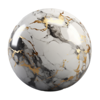 AI generated Marble png isolated on transparent background