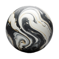 AI generated Marble png isolated on transparent background