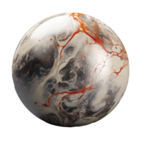 AI generated Marble png isolated on transparent background
