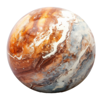 AI generated Marble png isolated on transparent background