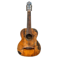 AI generated Guitar isolated on transparent background png