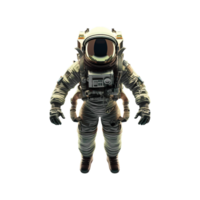 AI generated Astronaut in a space suite isolated on transparent background png