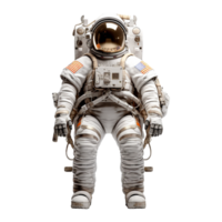 ai gegenereerd astronaut in een ruimte suite geïsoleerd Aan transparant achtergrond png