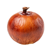 AI generated Wood apple fruit png isolated on transparent background