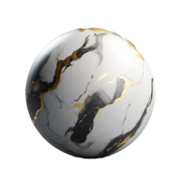 AI generated Marble png isolated on transparent background