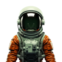 ai generiert Astronaut im ein Raum Suite isoliert auf transparent Hintergrund png