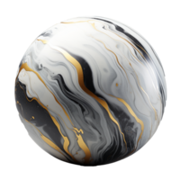 AI generated Marble png isolated on transparent background