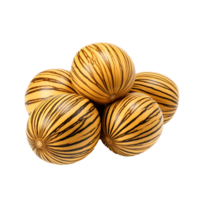 ai gerado zebrawood fruta png isolado em transparente fundo