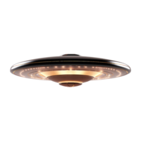 AI generated Flying saucer ufo uap isolated on transparent background png