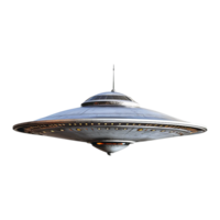 AI generated Flying saucer ufo uap isolated on transparent background png