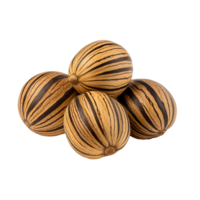 AI generated Zebrawood fruit png isolated on transparent background