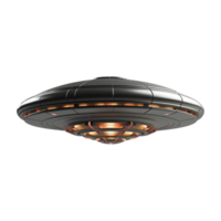 ai generiert fliegend Untertasse UFO uap isoliert auf transparent Hintergrund png