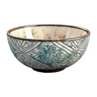 AI generated Ceramic bowl isolated on transparent background png