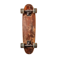 ai gerado skate fez do madeira png isolado em transparente fundo