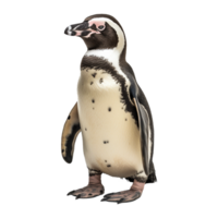 ai gegenereerd Afrikaanse pinguïn geïsoleerd Aan transparant achtergrond png