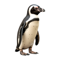 ai generado africano pingüino aislado en transparente antecedentes png