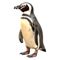 ai gerado africano pinguim isolado em transparente fundo png