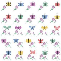 butterfly pack illustration vector