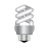 Light bulb icon in color. light environment friendly vector