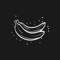 Banana doodle sketch illustration vector