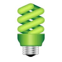 Light bulb icon in color. Idea inspiration light vector