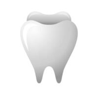 Tooth icon in color. Toothpaste hygiene healthy vector